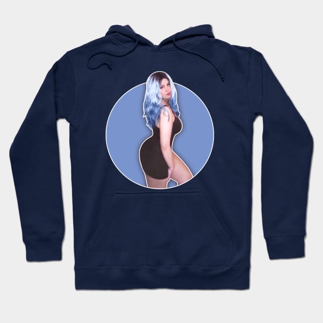 Blue hair ivetastic Hoodie by Ivetastic